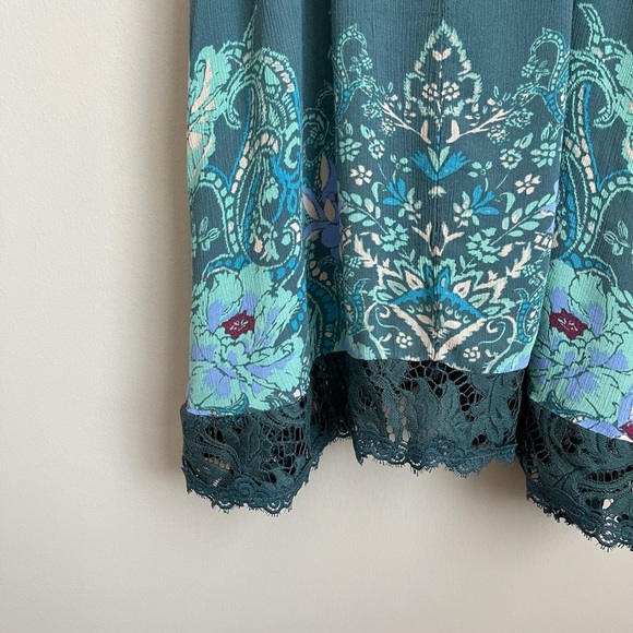 Free People Who’s Sorry Now Slip Dress Floral Lace - Picture 4 of 8